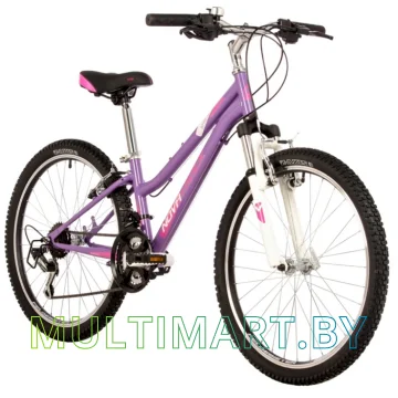 Горный велосипед Novatrack Jenny Pro 24SHV.JENNYPRO.12VL23 (фиолетовый, 2023) картинка 2